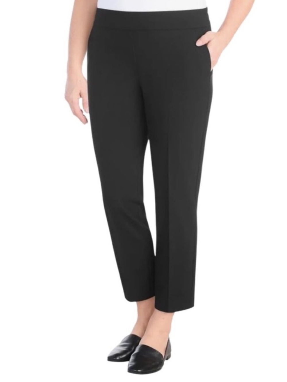 ☀️NWT Hilary Radley Pull On Ankle Pant Black Size 14